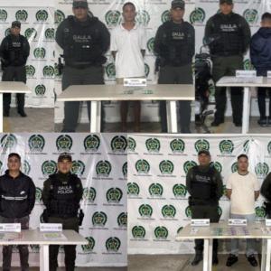 Fotografía de los capturados 