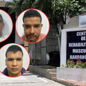 Los tres reclusos que se fugaron de la cárcel El Bosque