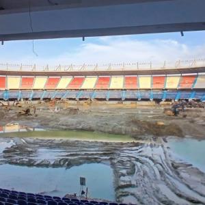 Siguen las obras en el Estadio Metropolitano 