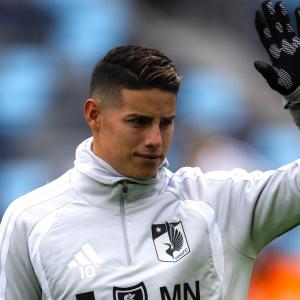 James Rodríguez, mediocampista colombiano.