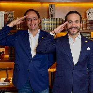 Abelardo de la Espriella y José Manuel Restrpo