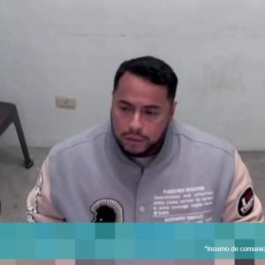 Captura de pantalla de alias Castor durante una audiencia.