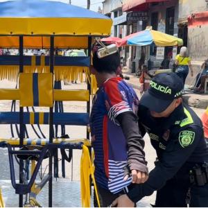 Parte de los operativos de la Policía en Barranquilla.