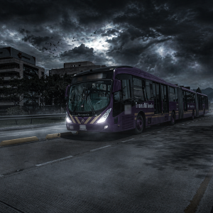 Imagen de ilustración del TransMilenio fantasma.