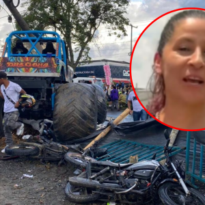 Sonia Dilma Segura Moreno, conductora del ‘monster truck’