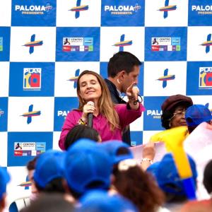Paloma Valencia en campaña