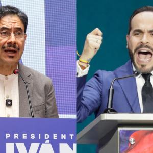 Iván Cepeda y Abelardo de la Espriella. 