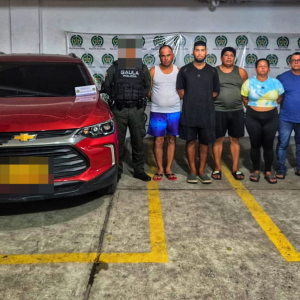 Presuntos integrantes de la estructura criminal Los Pepes.