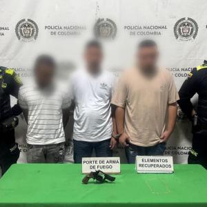 Fotografía de los capturados 
