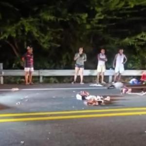 Momentos luego del accidente