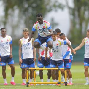 Selección Colombia en preparación para su debut en el Mundial