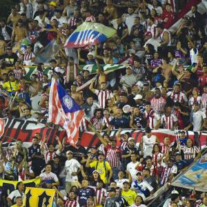 Hinchas del Junior y Nacional