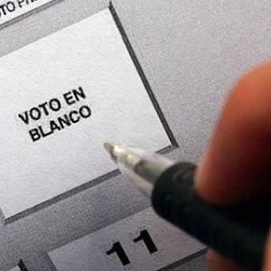 Voto  en blanco