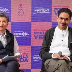Iván Cepeda y Claudia López 