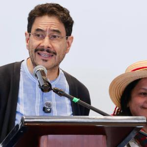 Iván Cepeda y Aída Quilcué.