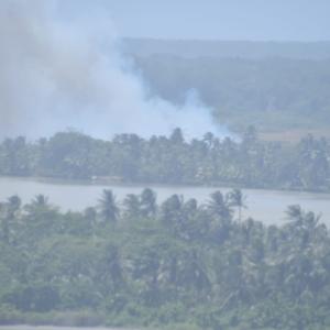 Incendios en Isla Salamanca 