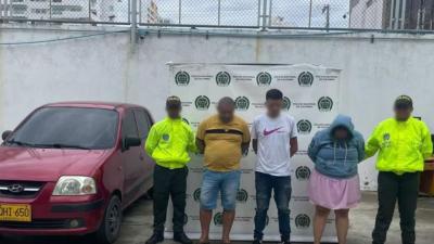 Alias El Cojo, ‘El Cachaco’ y ‘La Gorda’, fueron los capturados.