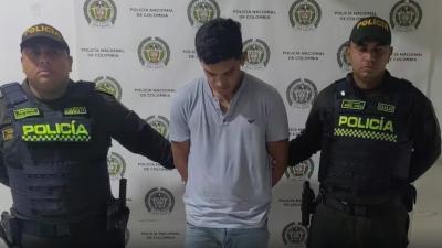 El detenido fue identificado como Diego Botía Barreto.