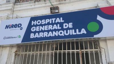 Hospital General de Barranquilla, lugar donde fue trasladada la víctima.