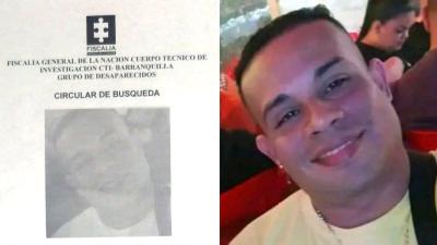 Luis Felipe Santiago Díaz, de 33 años, reportado como desaparecido.