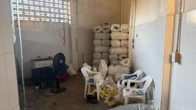 Objetos que se encontraron al interior de la bodega