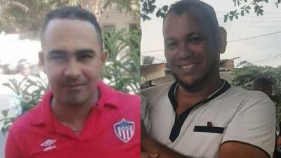 Aldair Junior Roldán Santiago y Luis Gabriel Díaz Tapias.