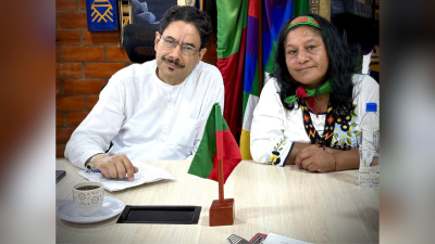 Iván Cepeda y Aída Quilcué.