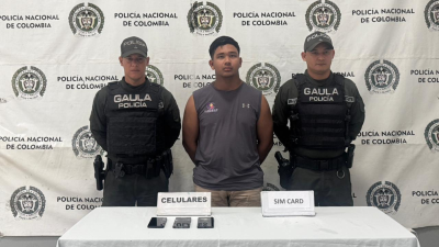 Capturan a Efraín De Jesús Pertuz, presunto extorsionista del alcalde de Sabanagrande.