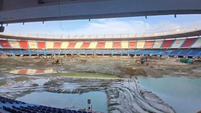 Siguen las obras en el Estadio Metropolitano 