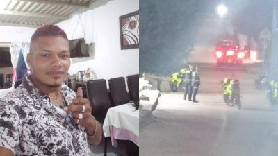 El hombre asesinado fue identificado como Geisel David Guzmán Camargo, de 36 años.