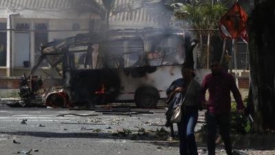 Momentos luego del ataque