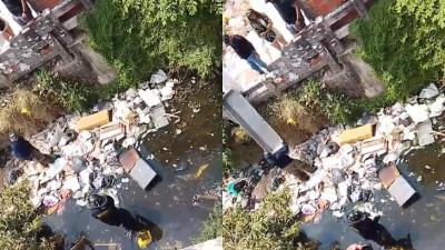 El cadáver fue rescatado por los bomberos a la altura de la carrera 20 con calle 121A, entre los barrios La Pradera y Los Olivos.