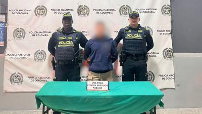 Captura por el delito de violencia contra servidor público.