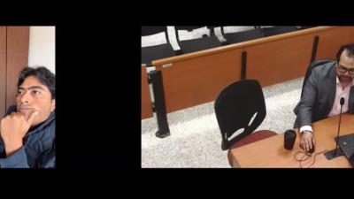 Nicolás Petro en audiencia 