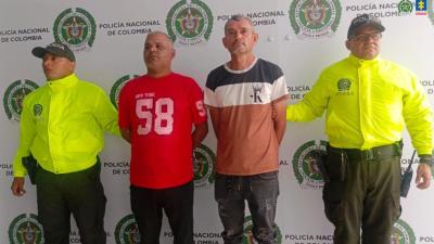 Fotografía de los capturados