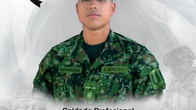 Soldado fallecido en el ataque