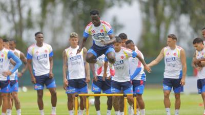 Selección Colombia en preparación para su debut en el Mundial