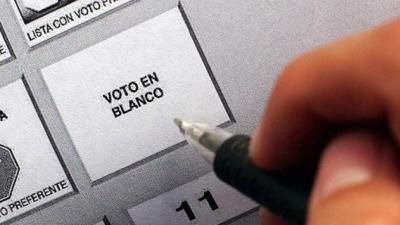 Voto  en blanco
