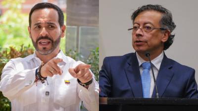 Abelardo de la Espriella y Gustavo Petro.