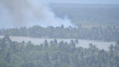 Incendios en Isla Salamanca 