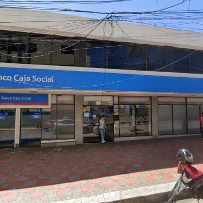 Banco Caja Social del centro de Barranquilla.