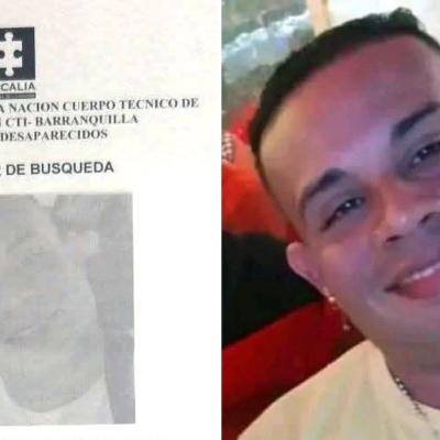 Luis Felipe Santiago Díaz, de 33 años, reportado como desaparecido.