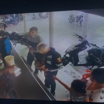 Momento del atentado