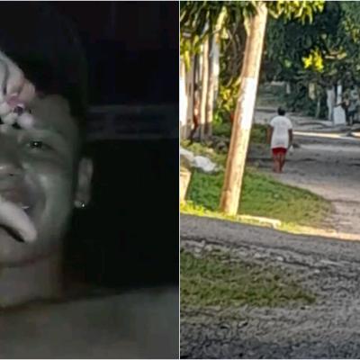 Jonathan Escobar, de 21 años de edad, resultó herido a bala y se recupera en la Clínica Reina Catalina.