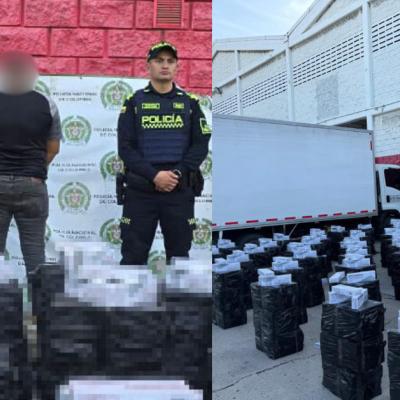 En el operativo fue capturada en flagrancia una persona, señalada del delito de favorecimiento al contrabando.