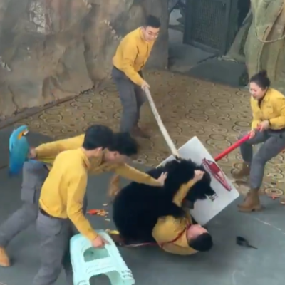 Captura de video del momento de los hechos