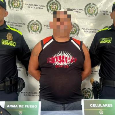 Darío José Bolívar Navarro alias El Gordo, fue dejado a disposición de la Fiscalía General de la Nación.