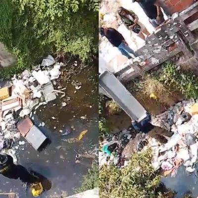 El cadáver fue rescatado por los bomberos a la altura de la carrera 20 con calle 121A, entre los barrios La Pradera y Los Olivos.