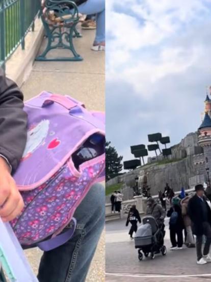 El turista colombiano que entró con pollo sudado a Disney.