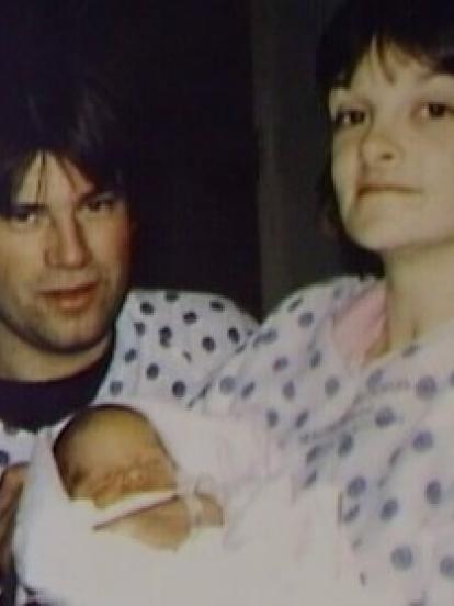 Patricia Stallings y su primer hijo, Ryan